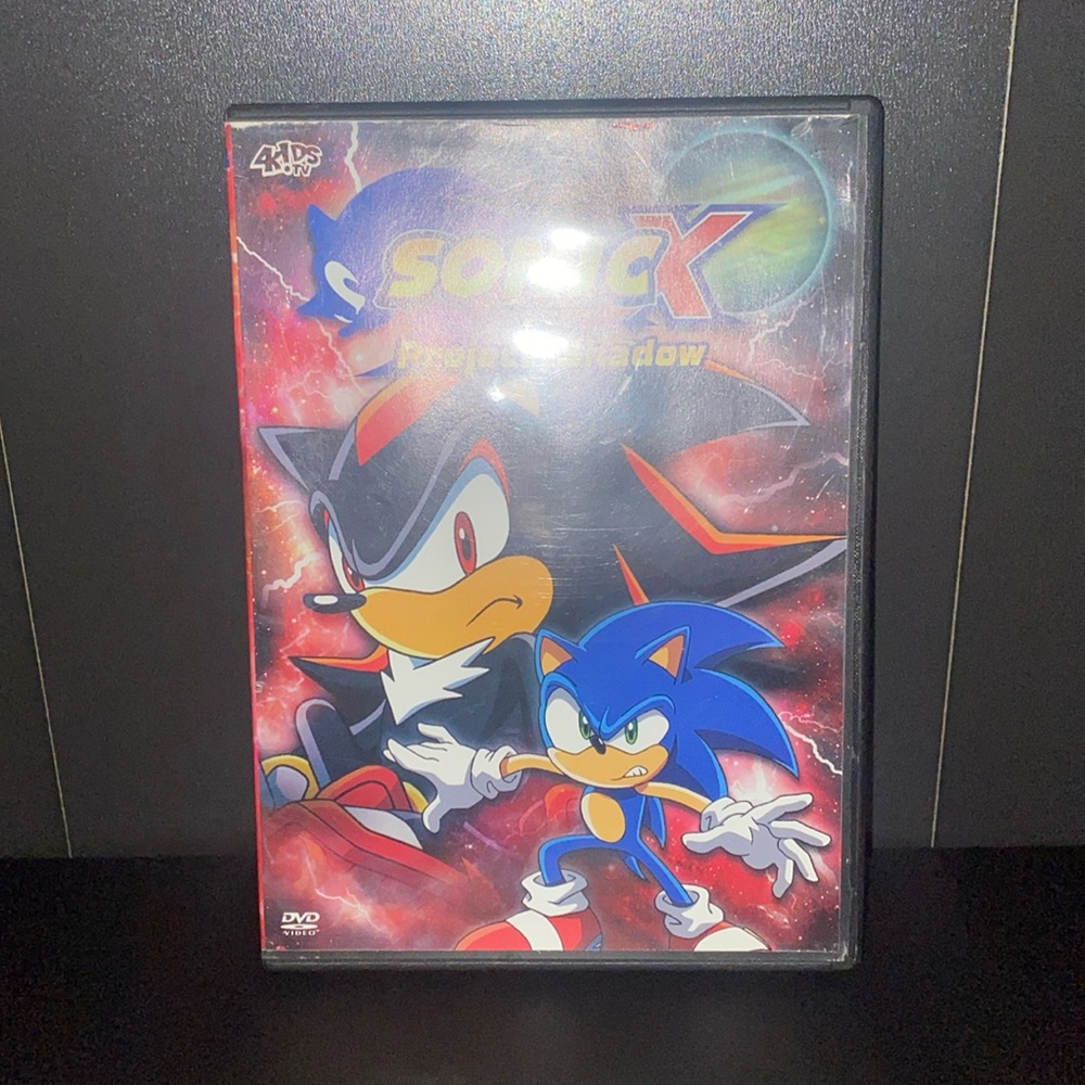 Sonic x project: shadow dvd